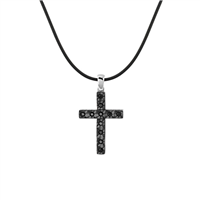 Collana Bliss new stella in Oro bianco Diamante Black 20115687